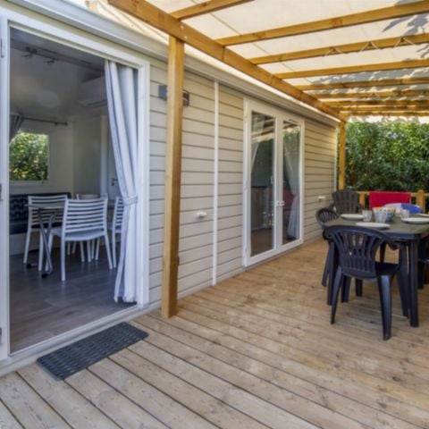 Stacaravan 4 personen - CLASSIQUE - 2 slaapkamers met airconditioning