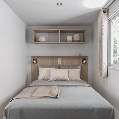 Stacaravan 5 personen - COMFORT - 2 slaapkamers met airconditioning + TV - 2025
