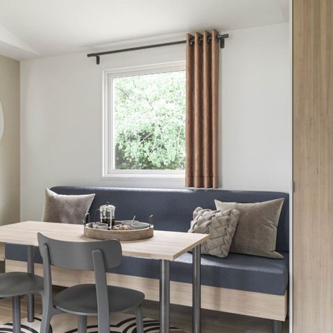 Stacaravan 7 personen - COMFORT - 3 slaapkamers met airconditioning +TV - 2026