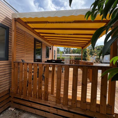 Stacaravan 7 personen - COMFORT - 3 slaapkamers met airconditioning +TV - 2026