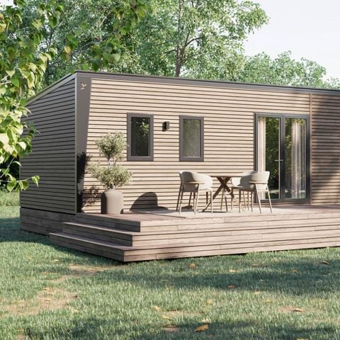 Stacaravan 8 personen - PREMIUM - 3 slaapkamers met airconditioning +TV+ Gaskookplaat + 2 badkamers - 2026