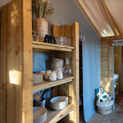 Safaritent 5 personen - Lodge Kamari CLASSIC Airconditioning