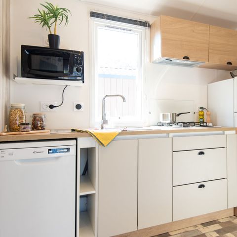 Stacaravan 4 personen - Azur CONFORT Airconditioning.