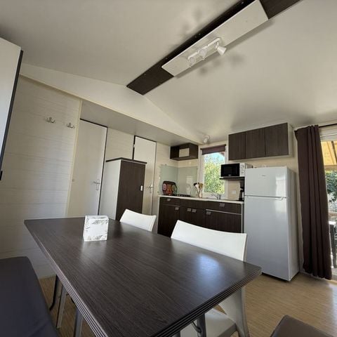 Stacaravan 6 personen - Confort Mistral 6 slaapplaatsen - 3 slaapkamers, airconditioning
