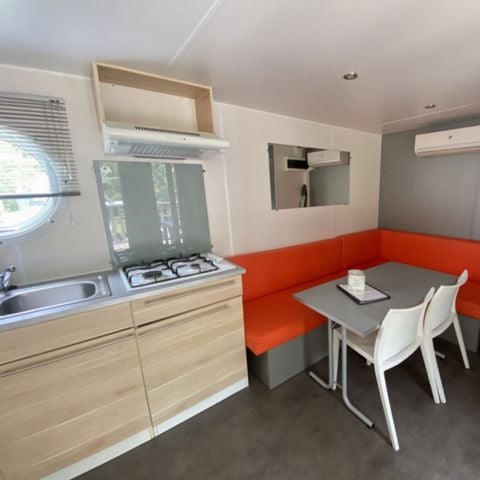 Stacaravan 4 personen - Premium Duin 4 personen - 2 slaapkamers, airconditioning, televisie