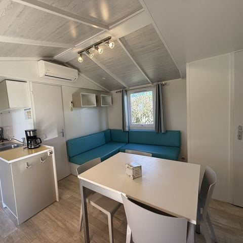 Stacaravan 6 personen - Premium Dune 6 personen - 3 slaapkamers, airconditioning, televisie