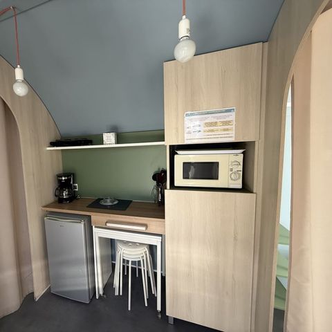 Bungalowtent 4 personen - COCO SWEET 4 slaapplaatsen - 2 slaapkamers, geen sanitair, geen airconditioning