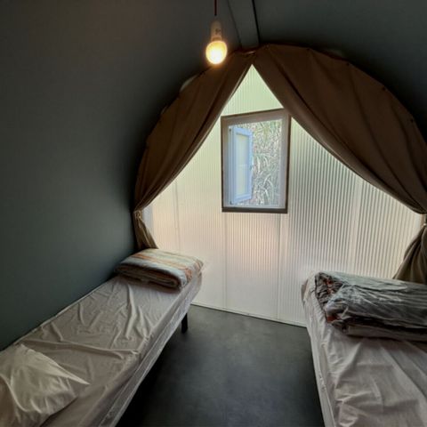 Bungalowtent 4 personen - COCO SWEET 4 slaapplaatsen - 2 slaapkamers, geen sanitair, geen airconditioning
