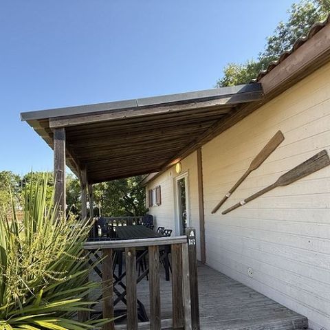 Chalet 8 personen - Grande Cabane Pampa 6/8 personen - 3 slaapkamers, airconditioning, vaatwasser, televisie