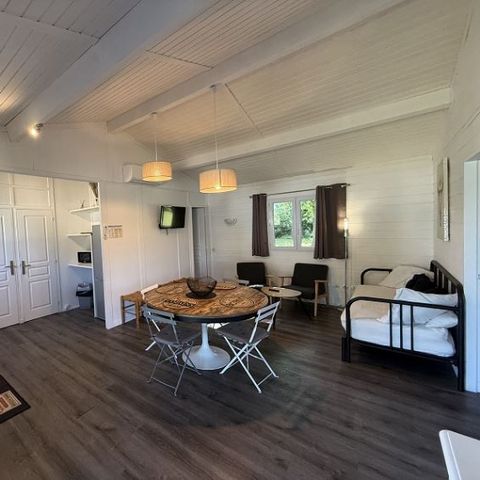 Chalet 8 personen - Grande Cabane Pampa 6/8 personen - 3 slaapkamers, airconditioning, vaatwasser, televisie
