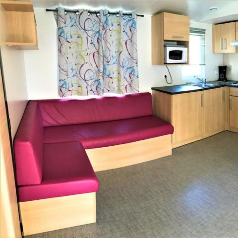 Stacaravan 6 personen - 3 slaapkamers