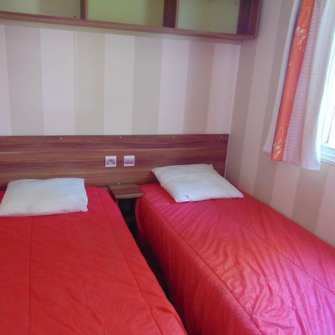 Stacaravan 6 personen - Standaard stacaravan 30 m² / 2 slaapkamers - overdekt terras