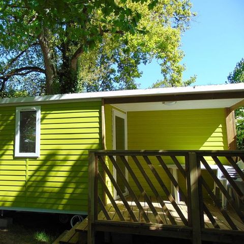 Stacaravan 4 personen - Comfort stacaravan 24 m² / 2 slaapkamers - terras