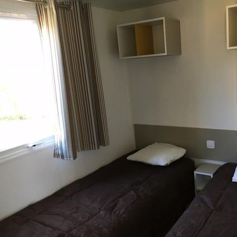 Stacaravan 4 personen - Comfort stacaravan 24 m² / 2 slaapkamers - terras