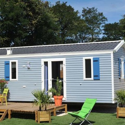 Stacaravan 8 personen - Standard 32 m² / 3 slaapkamers - terras