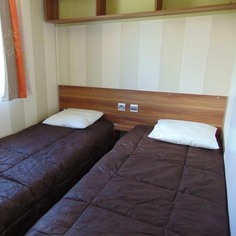 Stacaravan 8 personen - Standard 32 m² / 3 slaapkamers - terras