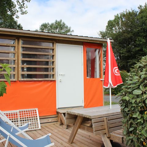Bungalowtent 5 personen - TITHOME, met toilet zonder douche