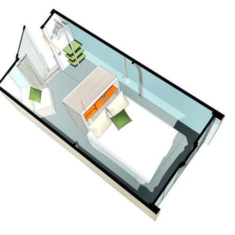 Bungalowtent 2 personen - COCO SWEET, zonder sanitair