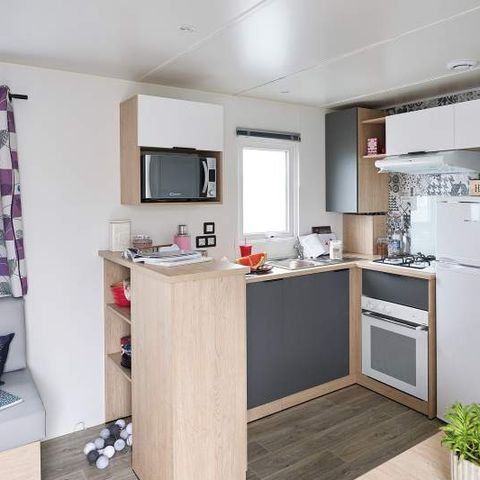 Stacaravan 6 personen - Lodge 100 - 3 slaapkamers - 2 badkamers