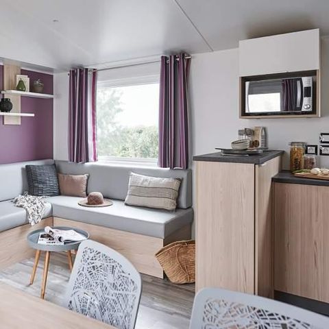 Stacaravan 6 personen - Lodge 100 - 3 slaapkamers - 2 badkamers