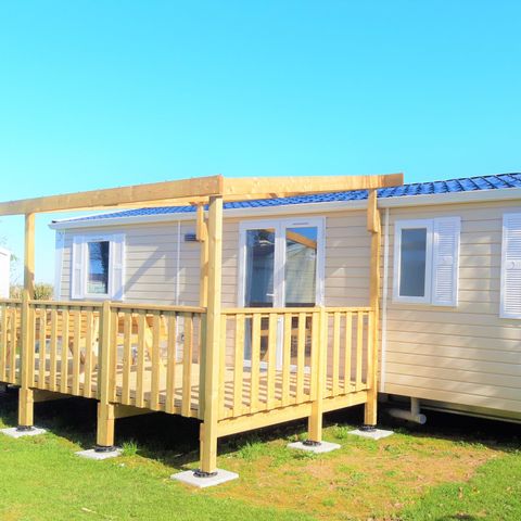 APPARTEMENT 8 personen - Stacaravan Eva 40 - 4 kamers 1 badkamer - 40m² + half overdekt terras