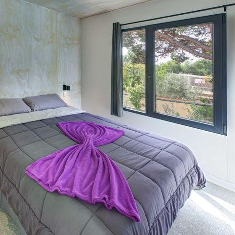 Stacaravan 5 personen - Bungalow Cubik - 2 slaapkamers