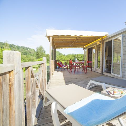 Stacaravan 6 personen - Les Milandes