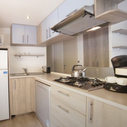 Stacaravan 6 personen - Les Milandes