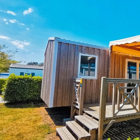 Stacaravan 9 personen - PRESTA+ 4 kamers 40m² TV + airconditioning