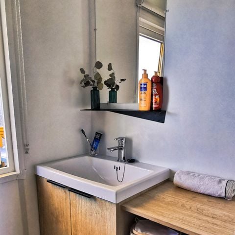 Stacaravan 9 personen - PRESTA+ 4 kamers 40m² TV + airconditioning