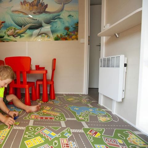 Stacaravan 6 personen - PRESTA+Kids 3 slaapkamers 2 badkamers 40m² TV + airconditioning