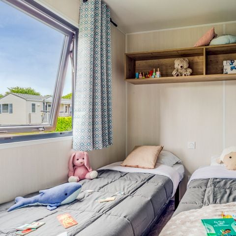 Stacaravan 4 personen - GRAND CONFORT 2 kamers C 24m² TV