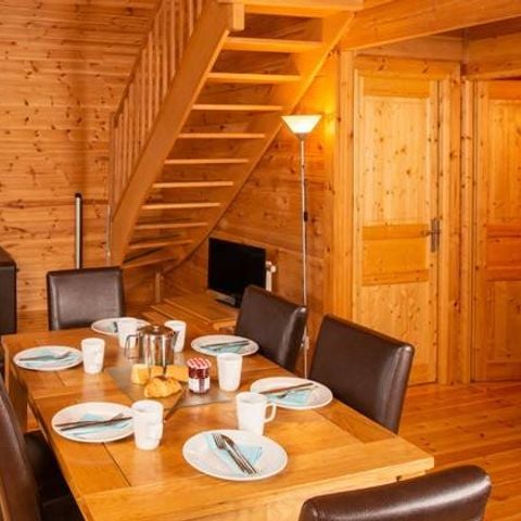 Chalet 7 personen - Lodge | Lodge Villa | 3 slaapkamers | 5/7 pers. | Verhoogd terras | TV