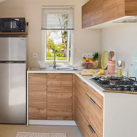 Stacaravan 6 personen - Mobile-home | Comfort | 2 Slaapkamers | 4/6 Pers. | Verhoogd terras | Airconditioning.