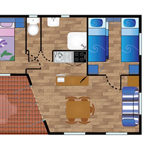 Chalet 5 personen - IRATY