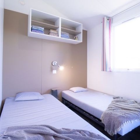 Stacaravan 8 personen - Mobile-Home LARRUN**** 8 slaapplaatsen