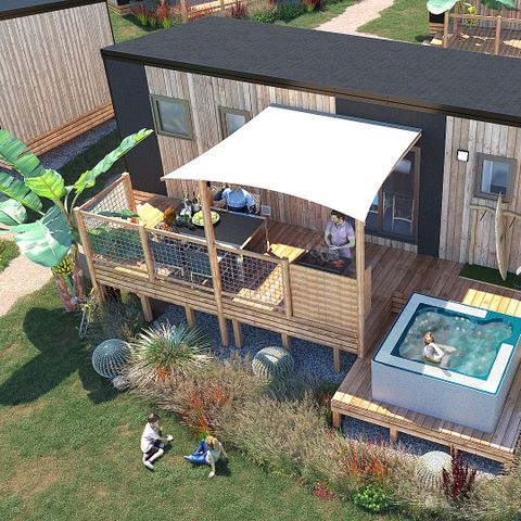 Stacaravan 8 personen - Mobile-Home LUXE LOKIZ 8 personen