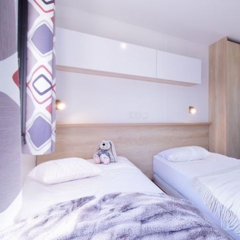 Stacaravan 4 personen - Mobile-Home PREMIUM MONDARRAIN 4 slaapplaatsen