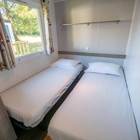 Stacaravan 6 personen - Stacaravan | Comfort | 2 Slaapkamers | 4/6 Pers. | Verhoogd terras
