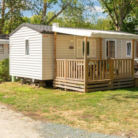 Stacaravan 6 personen - Stacaravan | Comfort | 2 Slaapkamers | 4/6 Pers. | Verhoogd terras
