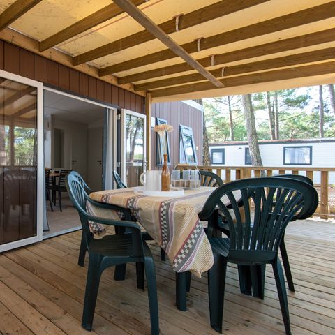 Stacaravan 6 personen - Bahia CONFORT Airconditioning.