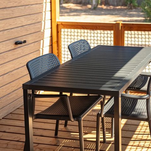 Stacaravan 6 personen - Mobile-home | Premium | 3 slaapkamers | 6 pers. | Verhoogd terras | Air-con.