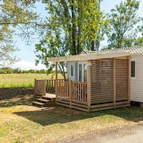 Stacaravan 4 personen - Stacaravan | Klassiek | 2 slaapkamers | 4 pers. | Overdekt terras | 1 badkamer