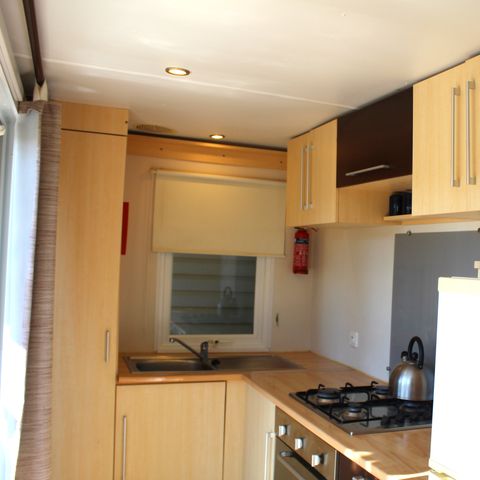 Stacaravan 6 personen - Saphir, 2 slaapkamers