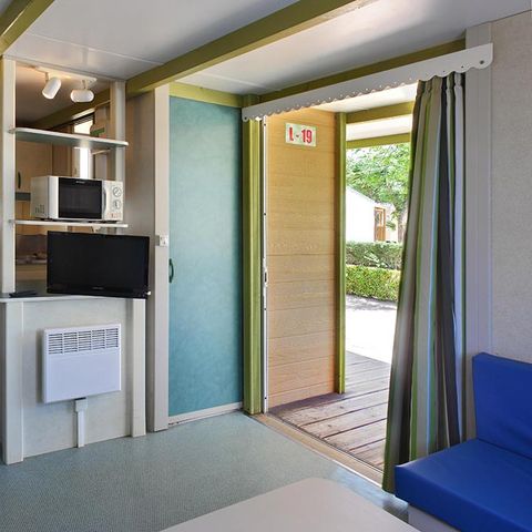 Chalet 5 personen - 5 plaatsen - 2 slaapkamers ( Airconditioning Tv Huishouden )
