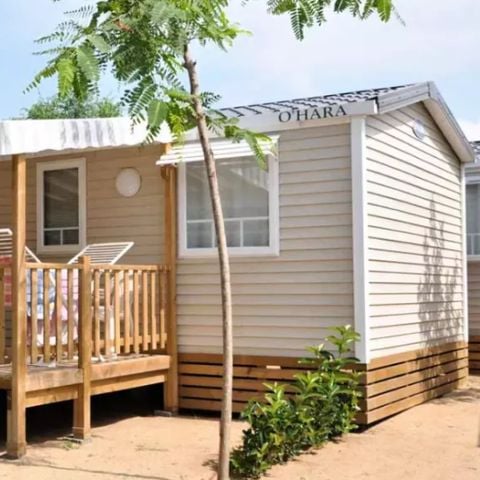 Stacaravan 6 personen - Mobile-Home 4 Kamers 6 Personen Airconditioning + TV