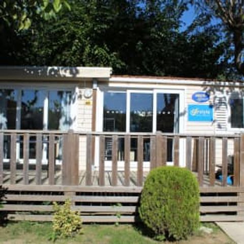 Stacaravan 6 personen - Saphir, 2 slaapkamers