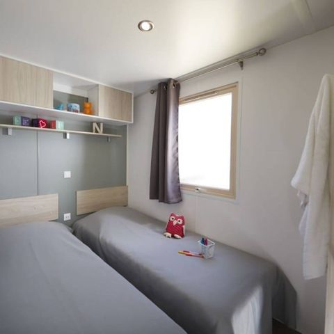 Stacaravan 4 personen - Klassieke stacaravan met 2 slaapkamers voor 4 personen op zaterdag