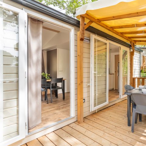Stacaravan 4 personen - Comfort+ 2 Slaapkamers 4 Personen Zaterdag