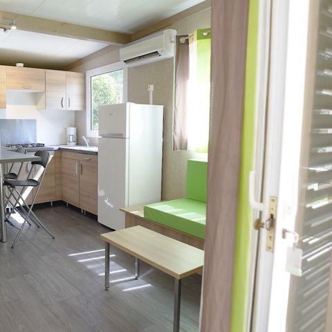 Chalet 4 personen - Houten chalet 2 slaapkamers Airconditioning